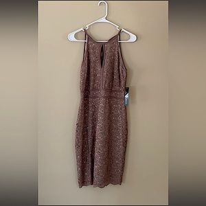 R&M Richards sequin and lace dress